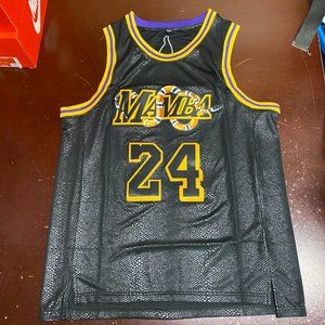 Kobe Mens Black Mamba 24 Bryant Sleeveless Athletic Pullover Jersey Size L